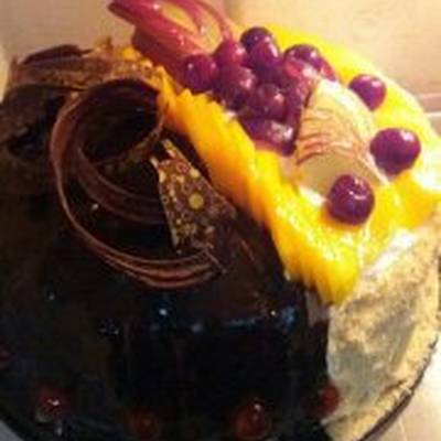  تورته شوكلاته وفانليا 