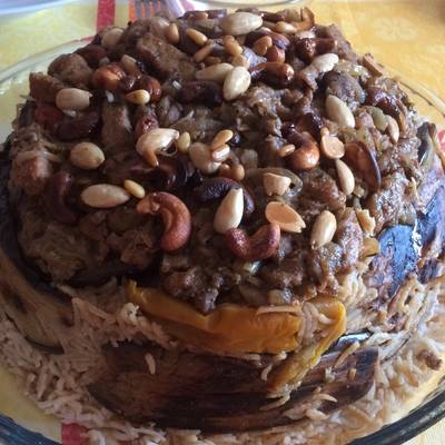  مقلوبة الباذنجان 