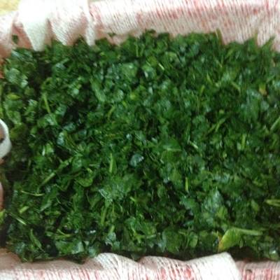  فرم البقدونس وحفظه في الثلاجه لمده اطول 