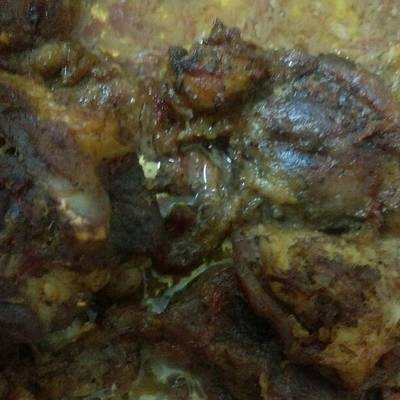  فخدة ضاني مشويه بالفرن 