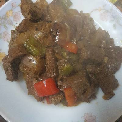  لحمه بالبصل #اكلات للعشا 