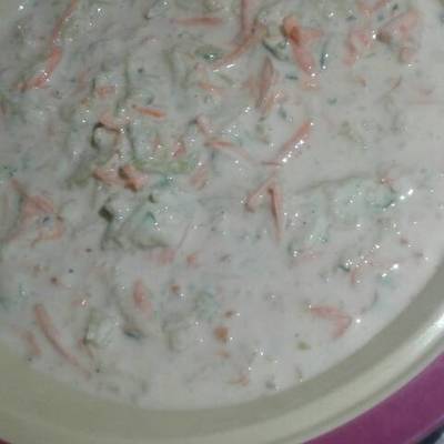  سلطة الخيار بالزبادي (الطريقة السودانية) 