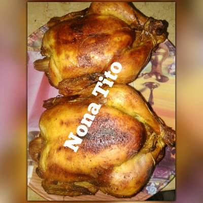  فراخ مشويه من مطبخى ولا احلى ولا اطعم من كدا 