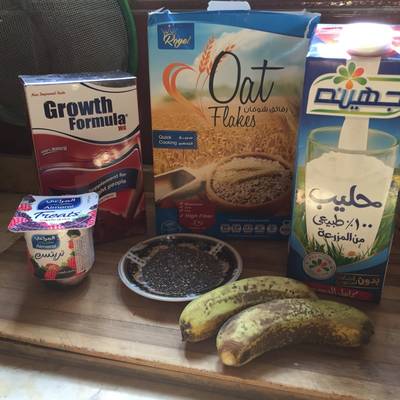  وجبه شوفان لفطار صحي 