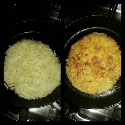  قرص البطاطس السويسري لاحلي واسهل فطور 