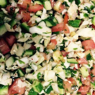  سلطة سريعه وسهله ولذيذه 