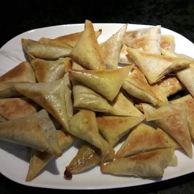  سمبوسك بالفراخ والمودزريلا 