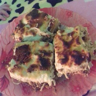  مكرونة اسباجتى بالبشاميل 