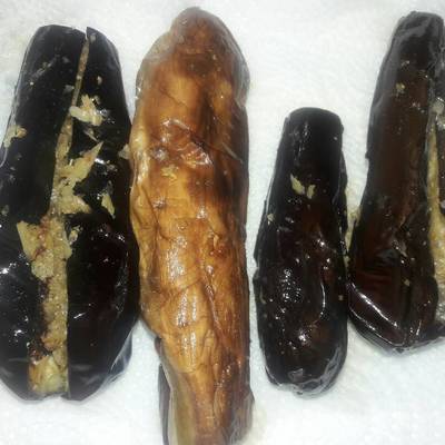  باذنجان مخلل وفلفل مقلى سهل جدا 