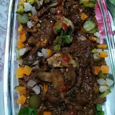  شرائح سجق بالمشروم 