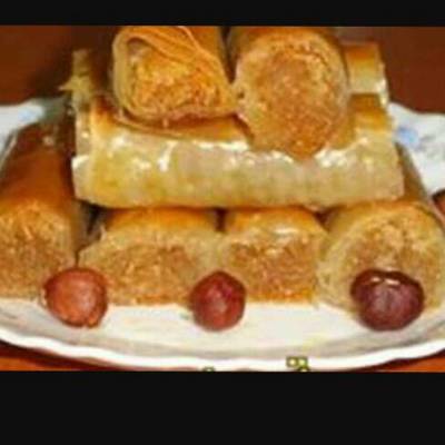  جلاش محشي كنافة وعين جمل مطحون 