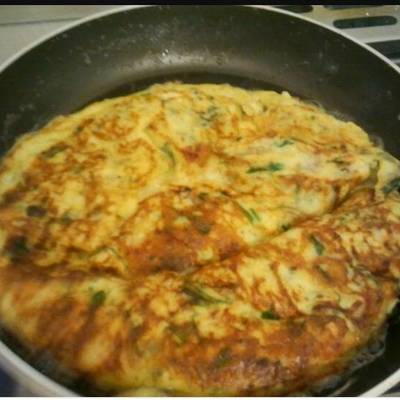  قرص بيض بالجبنه الشيدر 