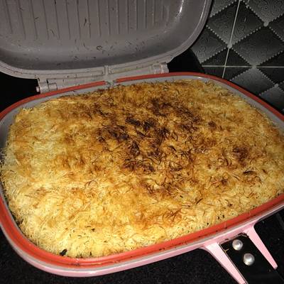  كنافه فى مقلاه 