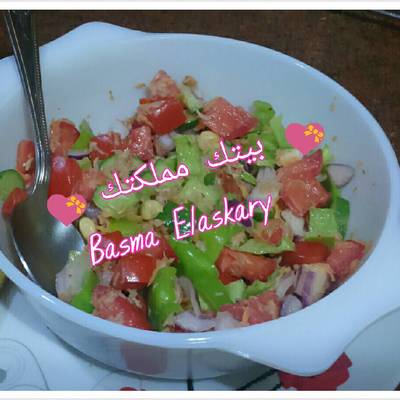  سلطة التونة المشبعة 