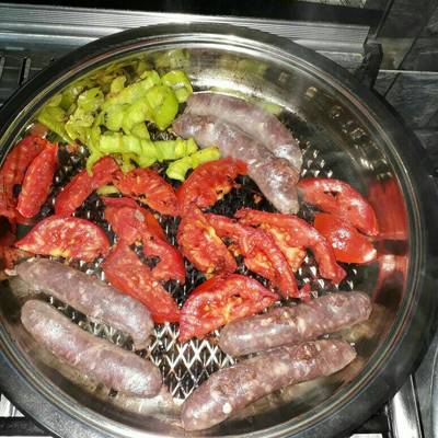  شواء كفته وخضار فى شواية amc الصحية السريعة 