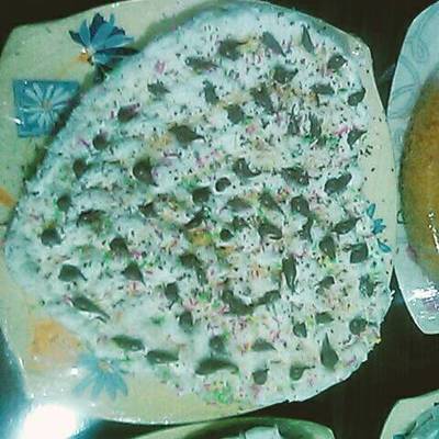  كيك فانيليا وشيكولاته 