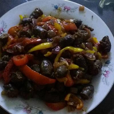  سجق بالفلفل الالوان 