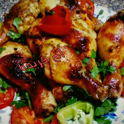  دبابيس الفراخ المشويه بالعسل 