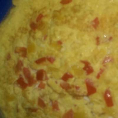  بيض بالخضروات 