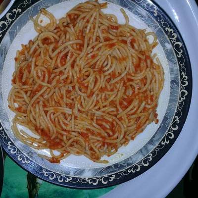  مكرونة بالصلصة رائعة