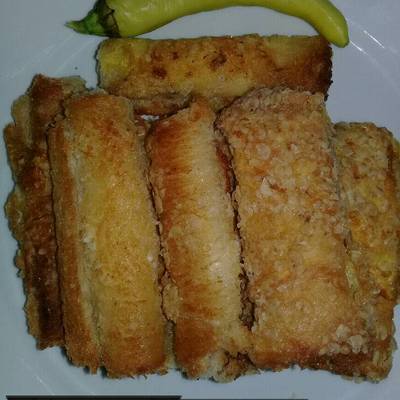  شرايح التوست.بالجبنه❤