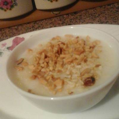  ارز بلبن بالمكسرات خفيف من غير نشا 