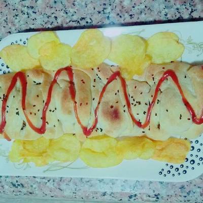  ضفيرة الجبنة للعشاء 