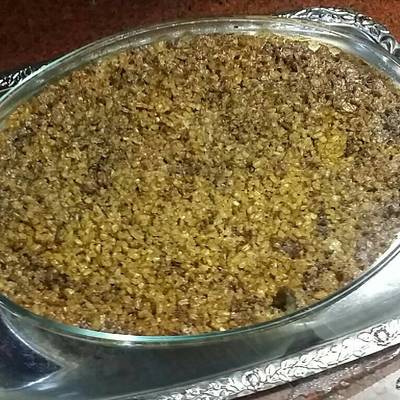  طاجن فريك بالكبد والقوانص 