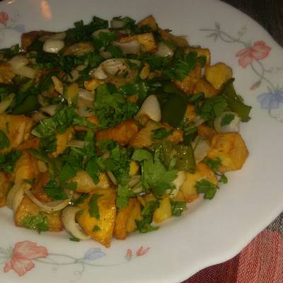  بطاطس بالخضار المشوي 