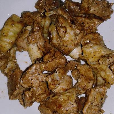  لحمه مشويه علي الصاج 