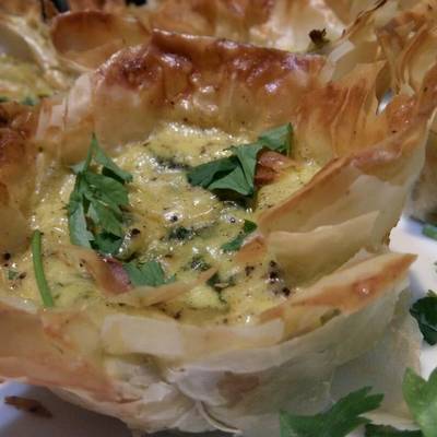  المافن الآمريكي باللحم المدخن 