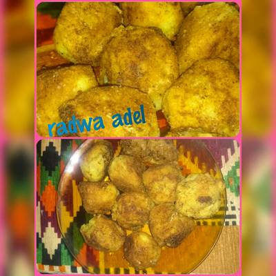  كرات البطاطس الكرسبي ب الموتزريلا والبارميزان ❤❤