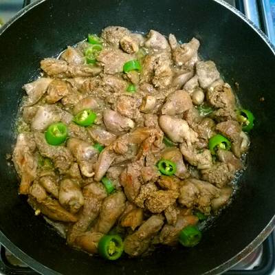  كبدة بالفلفل الحار 