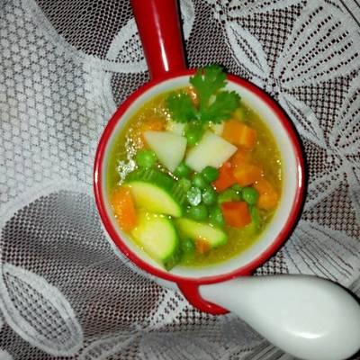  شوربه خضار سوتيه 